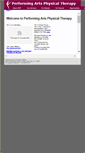 Mobile Screenshot of performingartspt.com