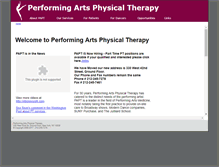 Tablet Screenshot of performingartspt.com